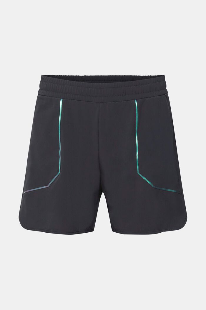 2-in-1 Shorts mit Strumpfhose, E-DRY, BLACK, detail image number 6