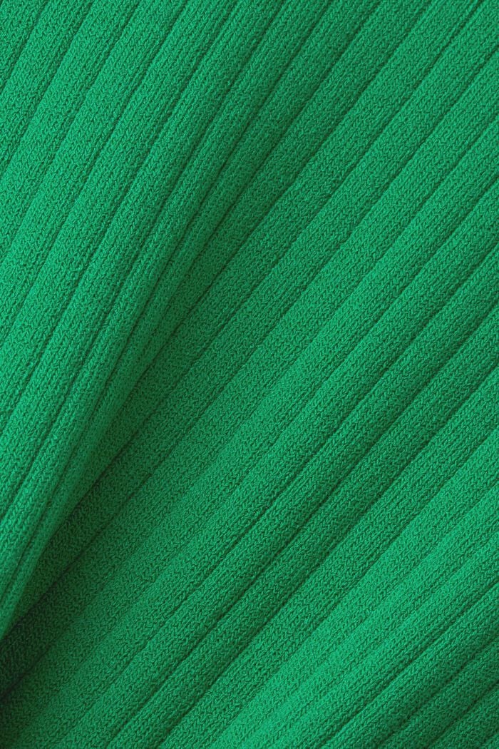 Rundhalspullover im Colorblock-Design, EMERALD GREEN, detail image number 5