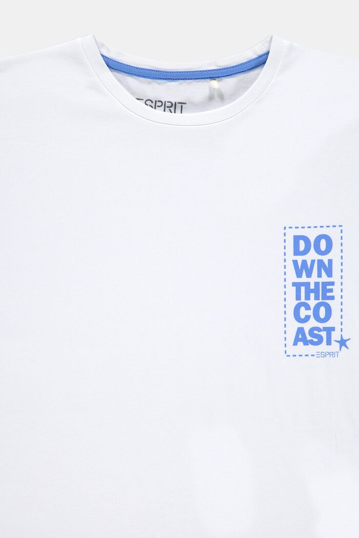 T-Shirt mit Statement-Print, WHITE, detail image number 2