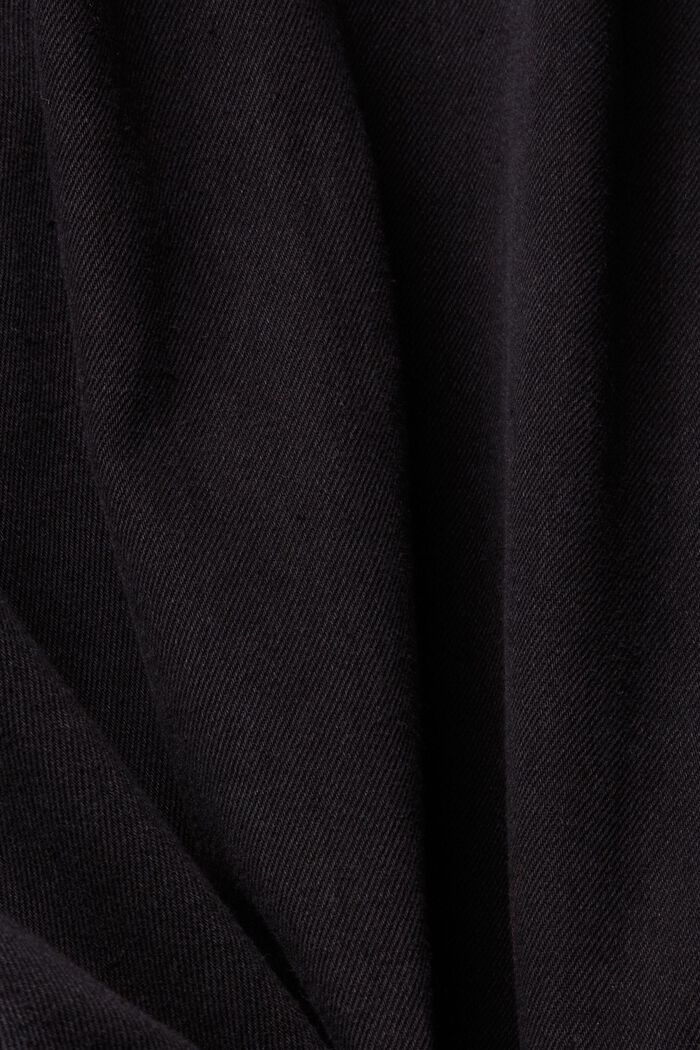 Denim-Shirt, BLACK DARK WASHED, detail image number 4