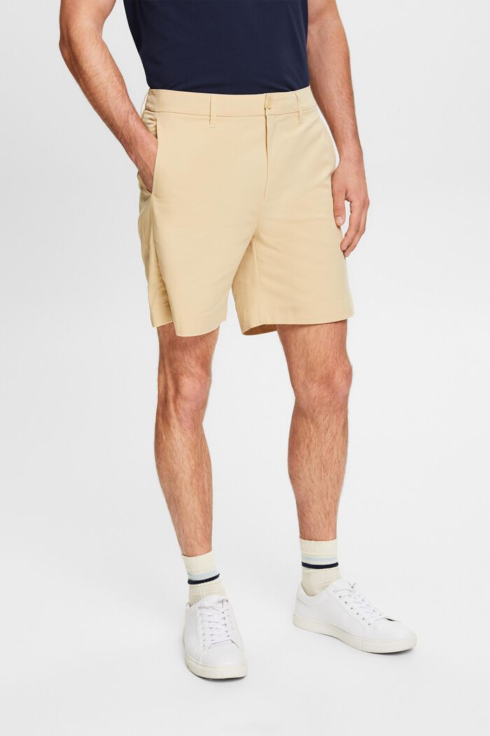 Chino-Shorts aus Stretch-Twill, SAND, detail image number 0