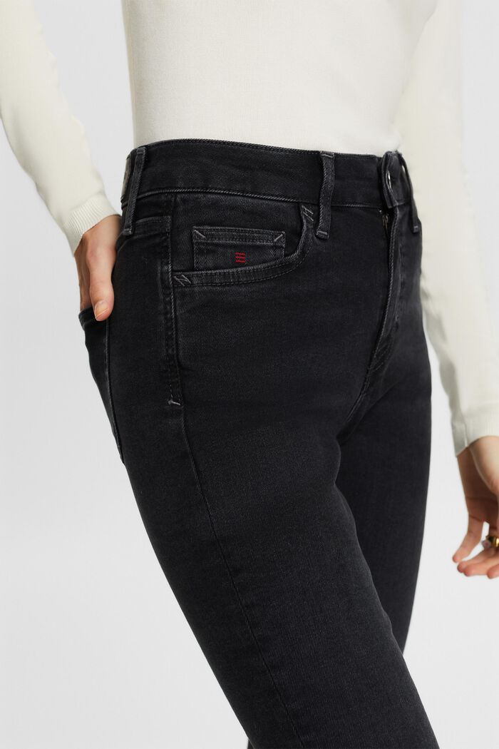 Skinny Jeans mit hohem Bund, BLACK RINSE, detail image number 2