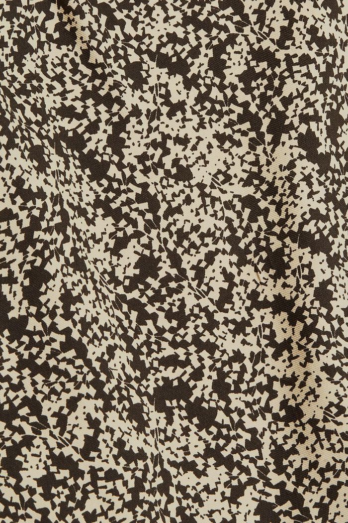 Muster-Longsleeve mit Schluppe, LENZING™ ECOVERO™, BLACK, detail image number 4
