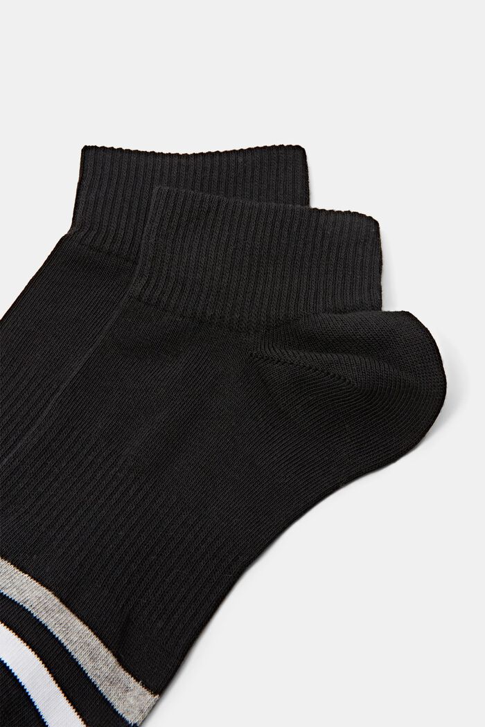 2er-Set Gestreifte Socken, BLACK, detail image number 2
