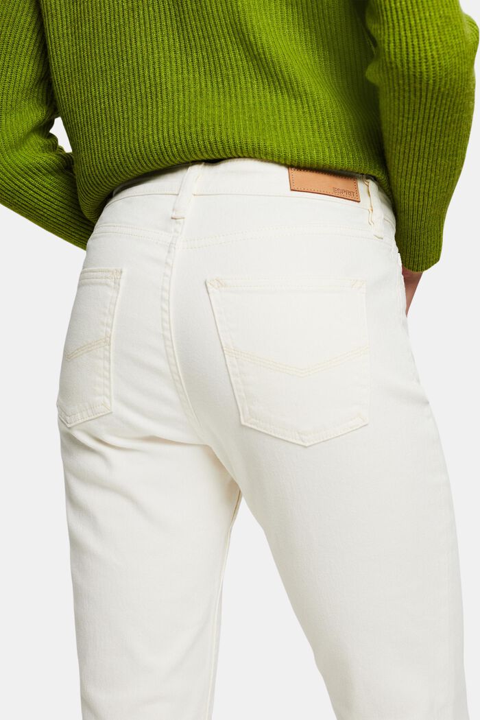 Bootcut Jeans mit hohem Bund, OFF WHITE, detail image number 3
