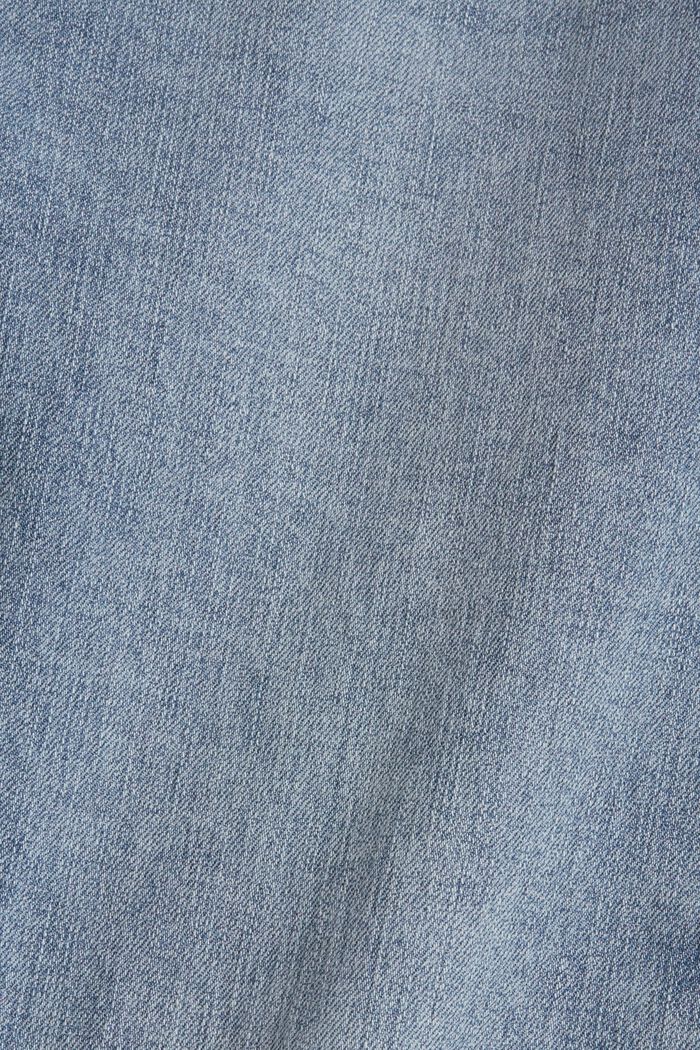Verwaschene Jeans aus Bio-Baumwoll-Mix, BLUE LIGHT WASHED, detail image number 4