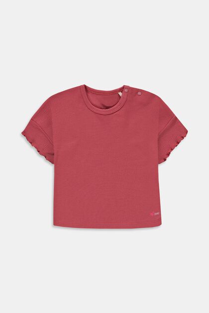 T-Shirts, CORAL RED, overview