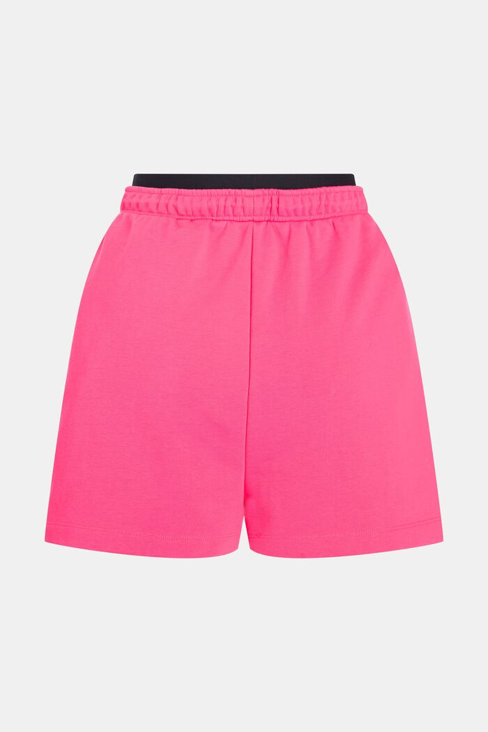 Relaxed Sweat-Shorts mit doppeltem Bund, LIME YELLOW, detail image number 5