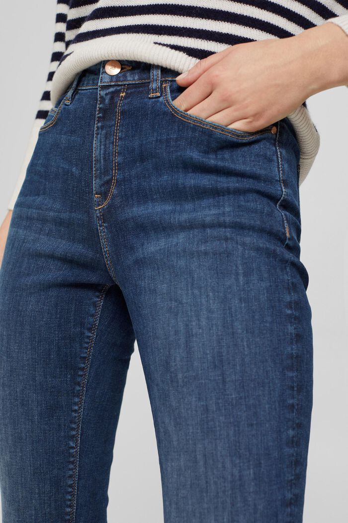 Recycelt: Stretch-Jeans mit Waschung, BLUE DARK WASHED, detail image number 2