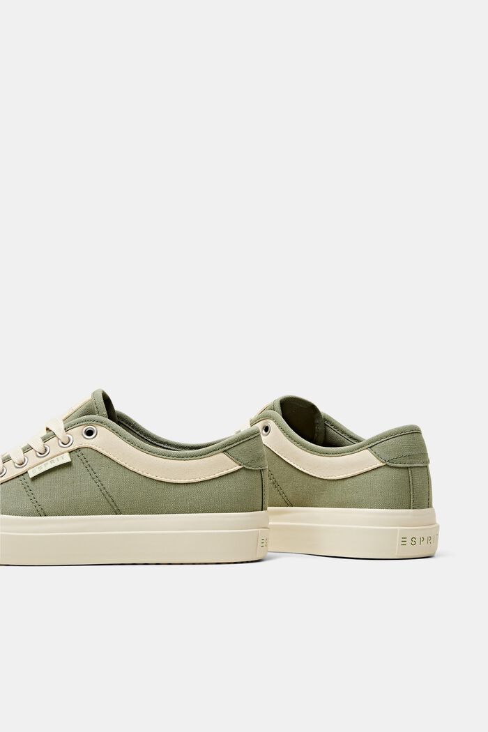 Sneakers mit Plateausohle, KHAKI GREEN, detail image number 4
