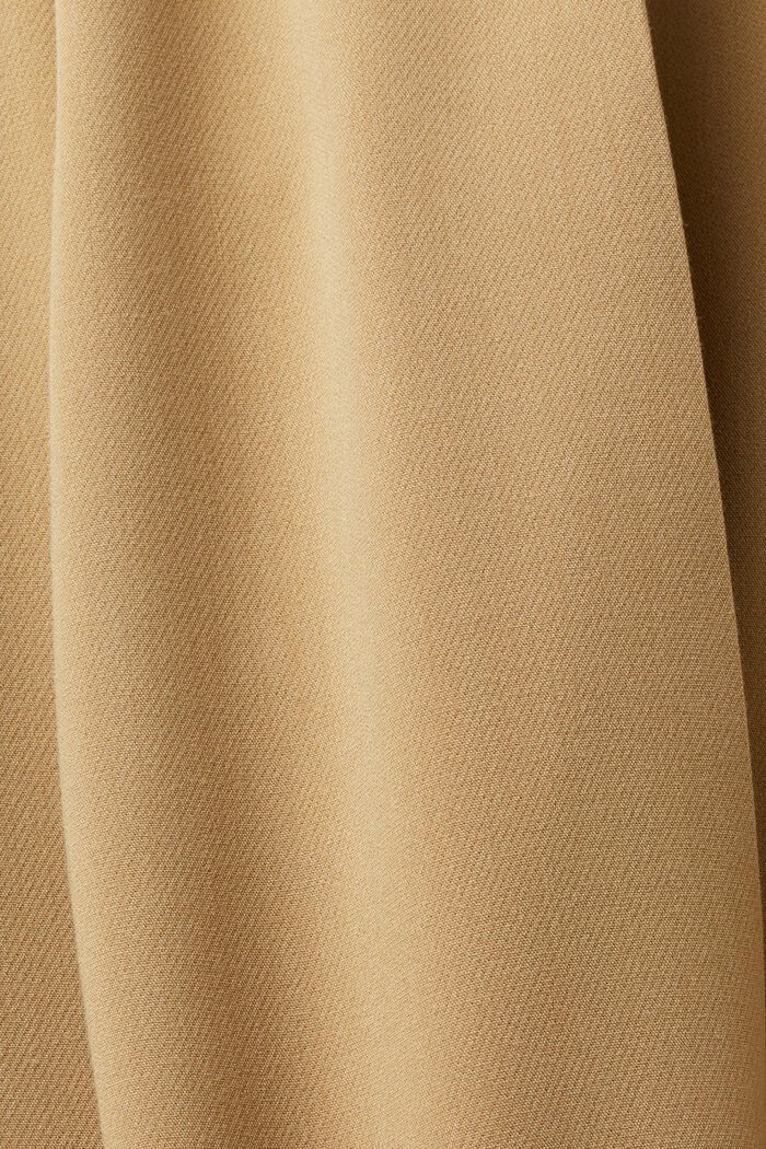 Anzughose mit weitem Bein, KHAKI BEIGE, detail image number 6