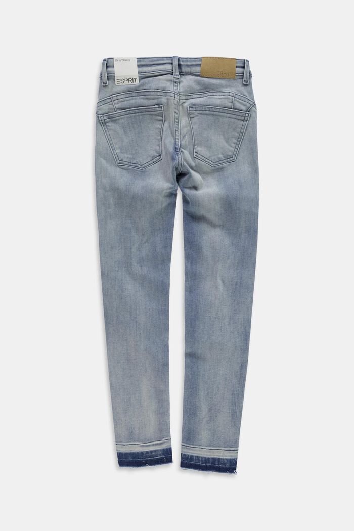 Jeans mit Verstellbund, BLUE BLEACHED, detail image number 1