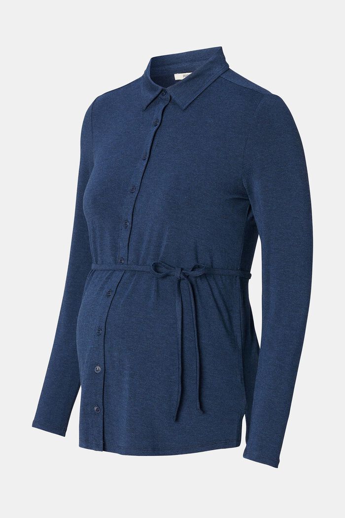 Bluse aus Jersey mit Stillfunktion, DARK BLUE, detail image number 2