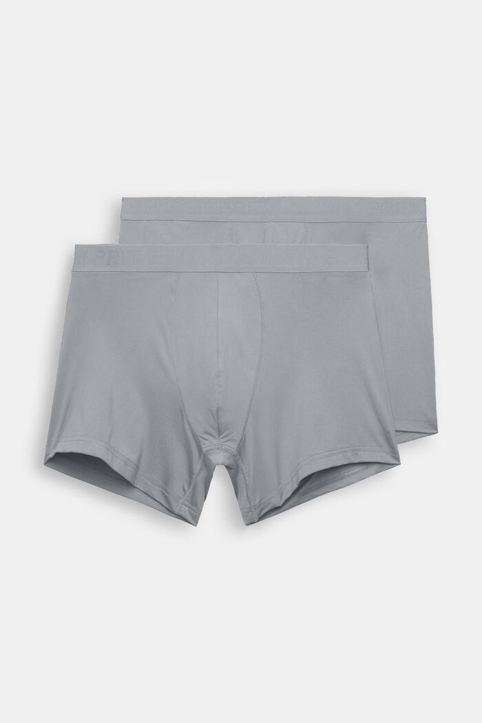 Lange Herren-Shorts aus Mikrofaserstretch im Multipack, DARK GREY, detail image number 2