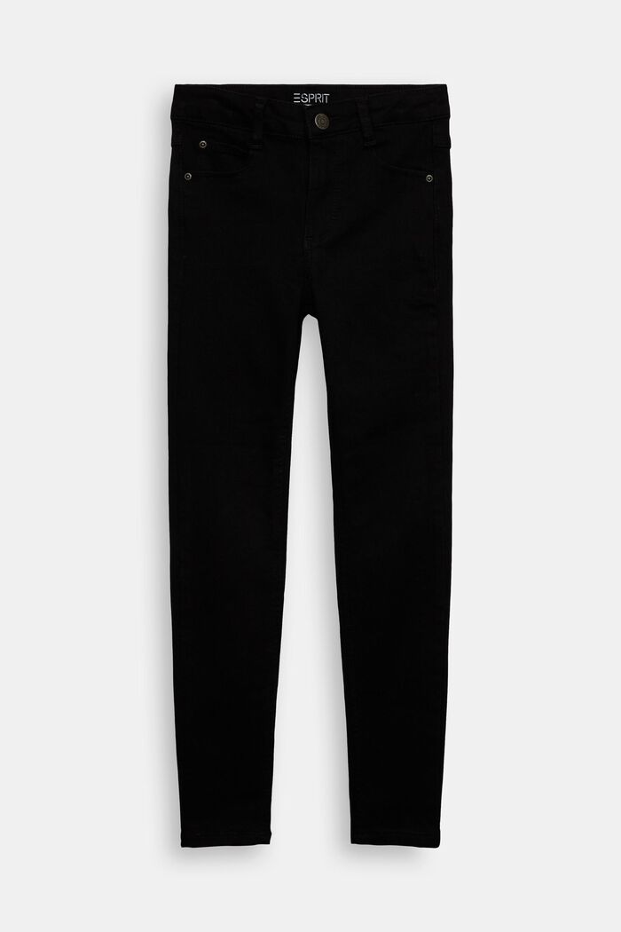 Stretch-Jeans aus Baumwoll-Mix, BLACK DARK WASHED, detail image number 0