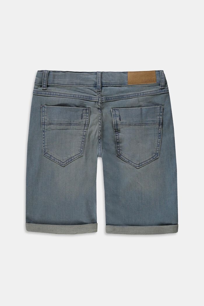 Bermuda-Shorts mit Verstellbund, BLUE BLEACHED, detail image number 1