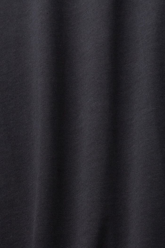 Pima-Baumwoll-T-Shirt im Slim Fit, BLACK, detail image number 5